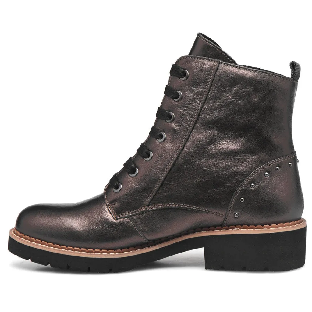 Vicar Calfskin Leather Women's Ankle Boots