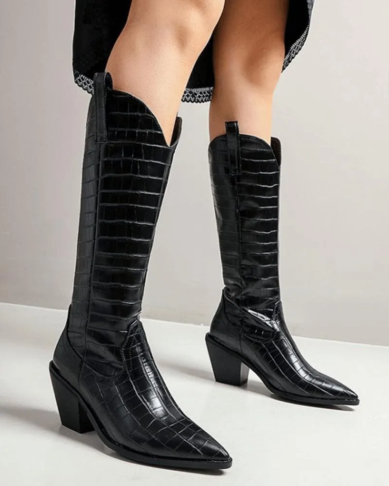 Women's Fashion Daily Chunky Heel Boots